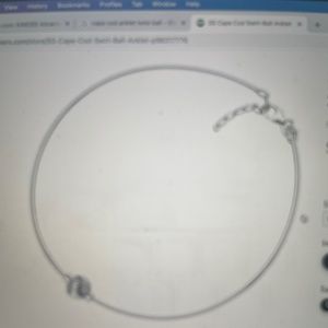 Cape cod swirl anklet